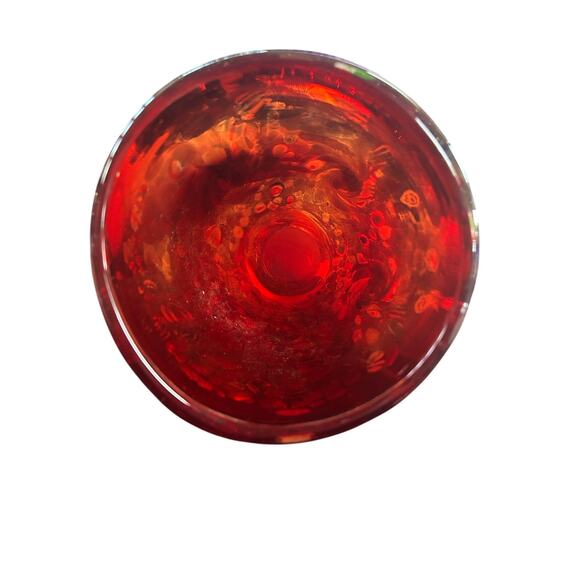 Superb MCM Giulio Radi A.V.E.M Millefiori Red Glass Vase c1950s - Picture 7 of 9